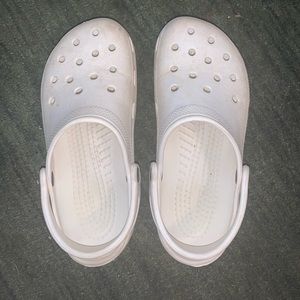 White Crocs